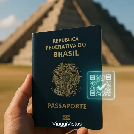 Imagem principal do artigo México confirma volta do visto eletrônico para brasileiros a partir de 2026